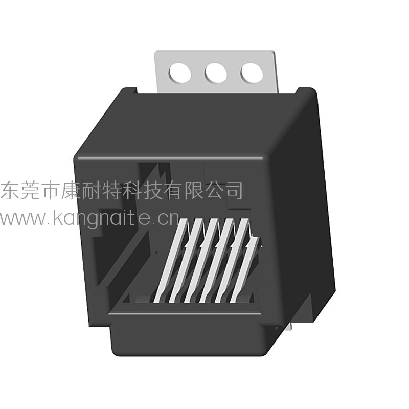 RJ11 1*1 无灯全塑