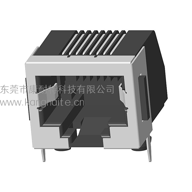 RJ45 1*1 8P8C 带耳朵半屏蔽